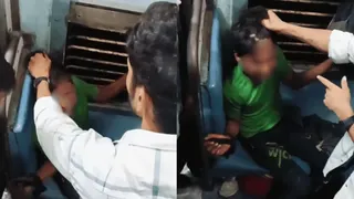 Train Passenger Ruthlessly Beats Kid Allegedly For Stealing Phone; Internet Calls It ‘Cruel’ | Viral Video